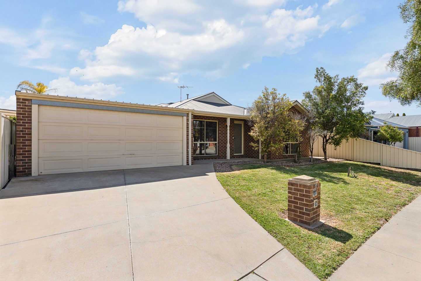 The driveway and front garden
