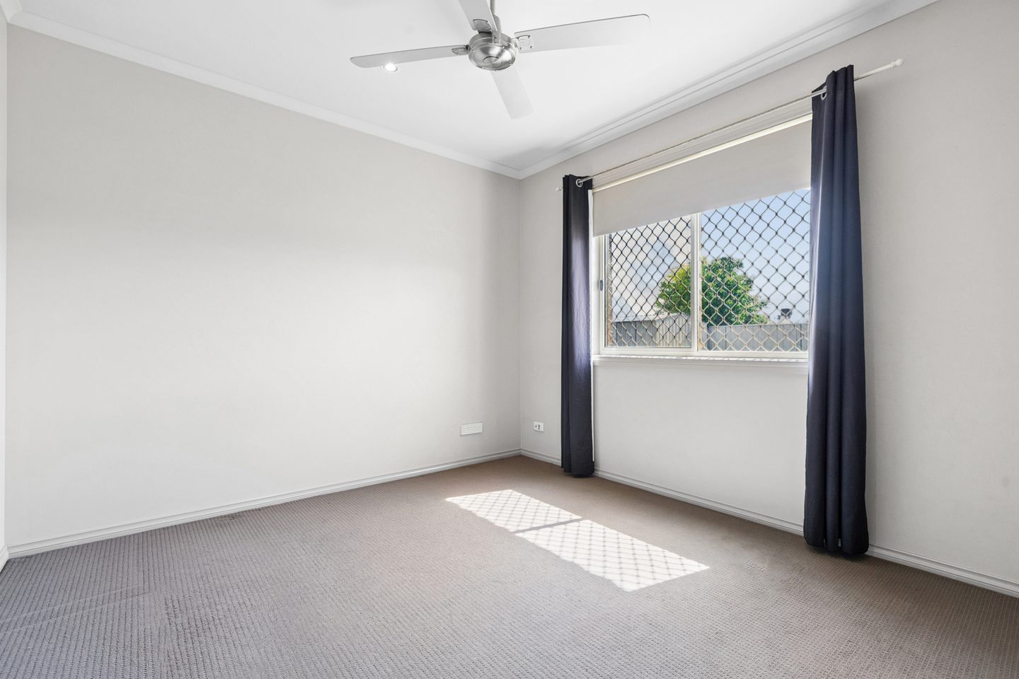 A sunlit bedroom
