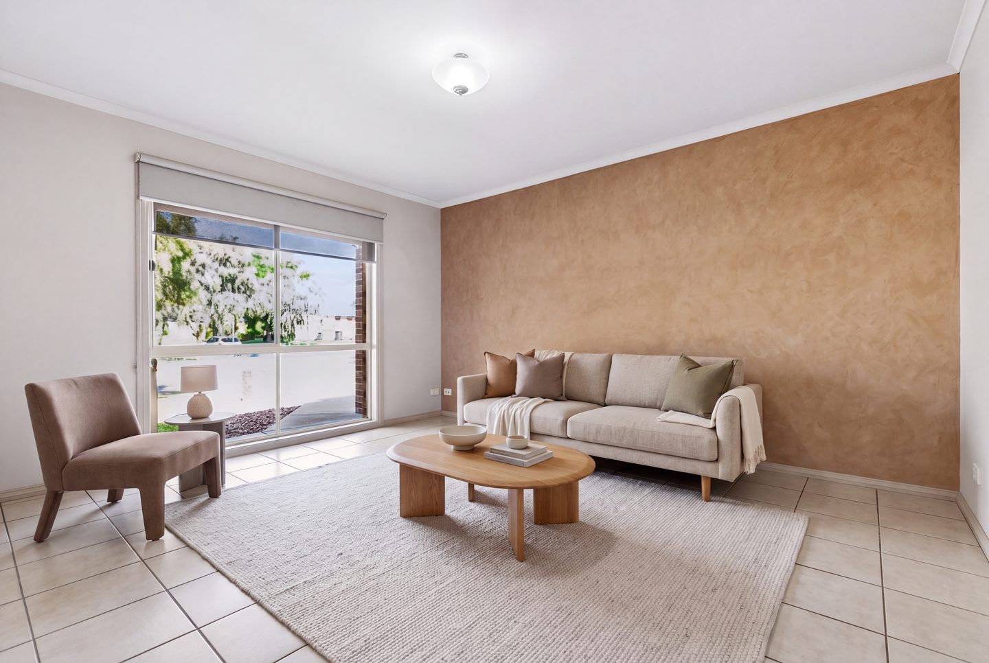 The separate front lounge